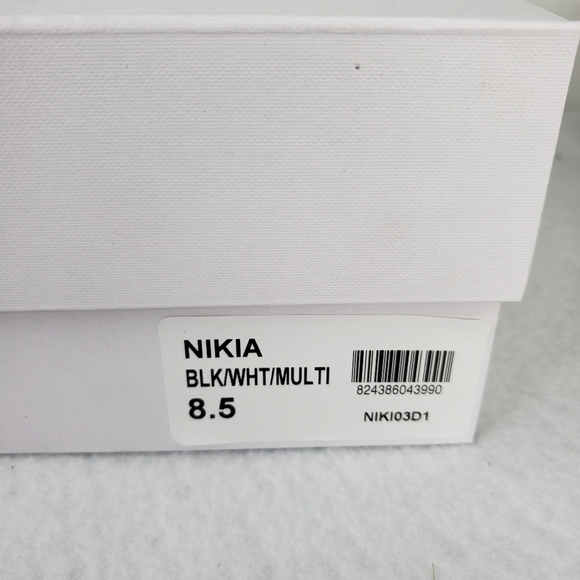 Steven N.Y. Nikia Multi Color Snake Print Fabric Notch Out Heel Boot Sz 8 & 8.5 - Picture 9 of 15